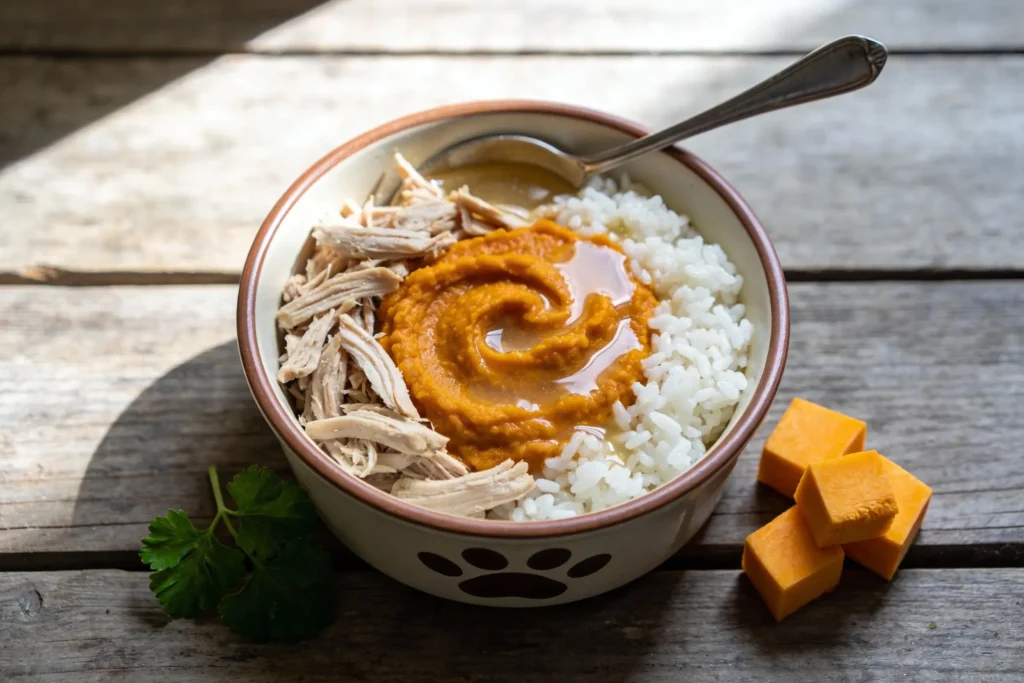 Easy Chicken Dog Food With Pumpkin For Digestive Support You'll Absolutely Love