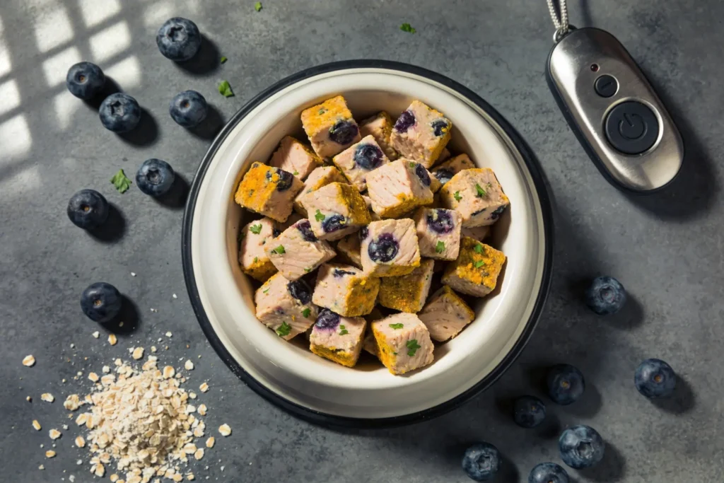 Irresistible Bite-Sized Turkey & Blueberry Treats for Clicker Training