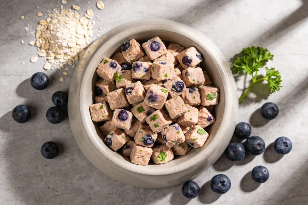 Mini Turkey Blueberry Training Treats for Puppies That Work