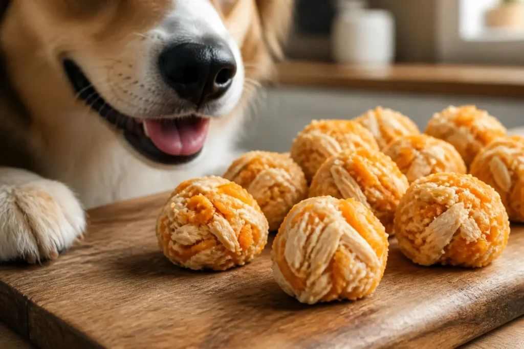 Irresistible Chicken Carrot Protein Snacks for Dogs