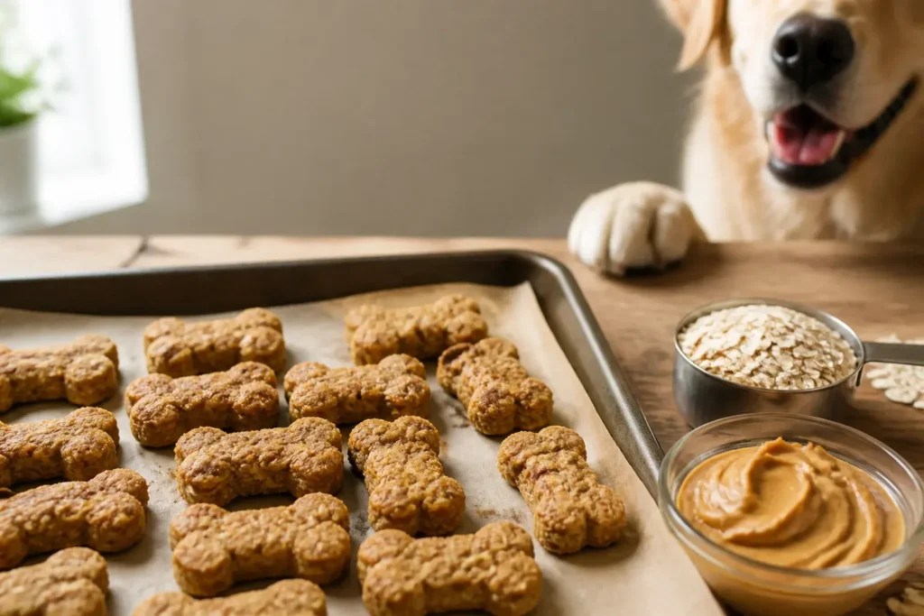 Easy Dog Treats with Rolled Oats Your Pup Will Beg for