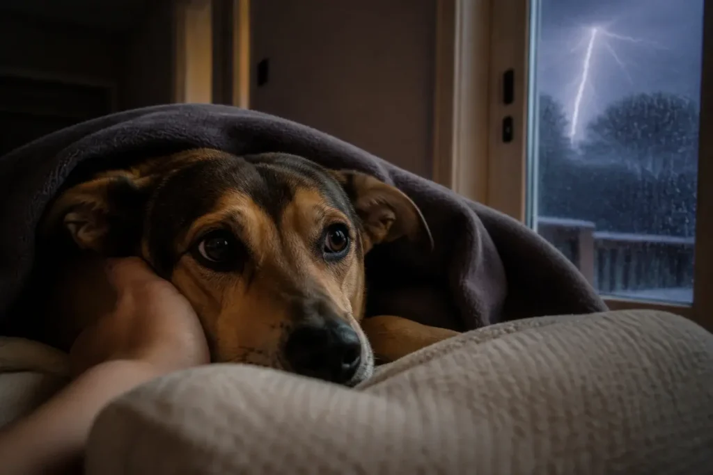 How to Calm a Dog During Storms Fast and Fear-Free