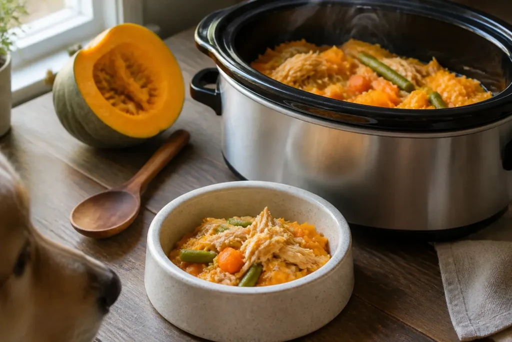 Chicken Pumpkin Crockpot Dog Food Your Pup Will Love